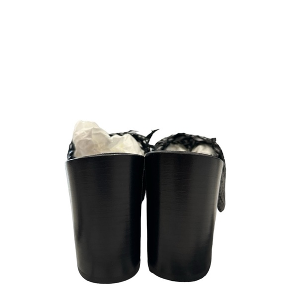 BRAND NEW Michael Kors Collection Clarkson Woven Leather Heeled Mule. - Picture 6 of 8